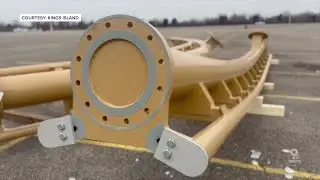 Track arrives at Kings Island for new steel roller coaster