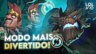 MAOKAI &Eacute; O CAMPE&Atilde;O MAIS DIVERTIDO DO NOVO MELHOR MODO! URF VS. LEAGUE OF DRAVEN | LoL Wild Rift