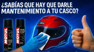 MOTUL m1 y m2 da mantenimiento a tu casco f&aacute;cil y r&aacute;pido 🤩