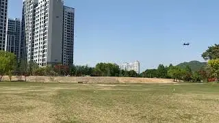 Drone slung-load test 1 (Pendulum motion period measurement)