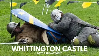 Experience the Intense Battle Reenactment at Whittington Castle!