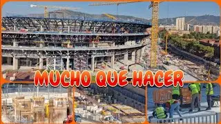🔴OBRAS CAMP NOU (18 de Septiembre)⚠️Picando el suelo de tribuna
