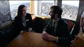 Trapped in the Space Needle Elevator!