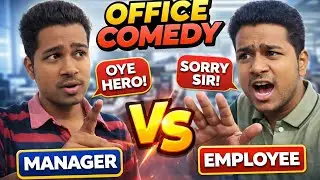 Office Main Late Aane Ki Saza 😭 | Manager vs Employee Comedy | Office Life Reality#comedy 