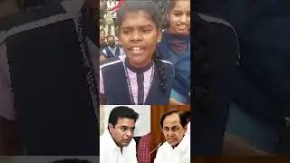 School Girl Craze Fire Craze on Kcr #kcr #ktr #rtc #telagananews #shorts #tsnews #politics