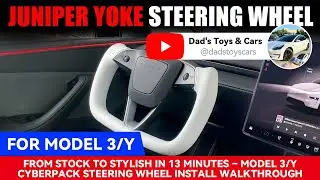 Cyberpack Steering Wheel Cover Installation | Model 3 Highland & Model Y Juniper