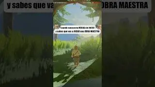 ✨Cuando suena esta M&Uacute;SICA de inicio y sabes que vas a JUGAR una OBRA MAESTRA 🎮 #zelda #botw