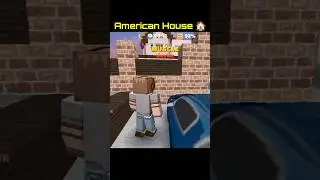 Buy💸American House 🏠 In School Party Craft😍#partycraft #minecraft #schoolpartycraft #tranding#shorts