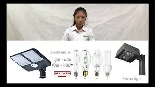New Great Design LED Shoebox Light Fixtures (3 Step Dimming) For 2018