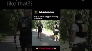 Why is David Goggins running like that? This is the Reason #motivation #mentality #goggins