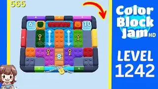 Color Block Jam Level 565 (1242) Solution Walkthrough