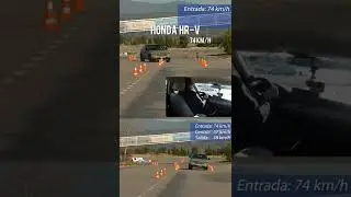 New Honda HR-V in the moose test! #honda #shorts #car