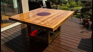 Make an Outdoor Table for a Seaside Property: Custom Commission