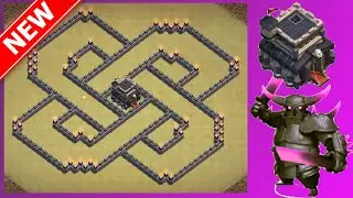 New SUPER COOL Th9 Base! (3D Base) | The Spiral | Clash Of Clans (CoC)