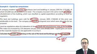 Capital Taxes - CIMA F1 Financial Reporting