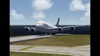Trying to land on Saba Airport