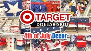Target Dollar Spot 4th of July Patriotic & Summer Decor Shopping 2023 Memorial Day Beach Lemons !