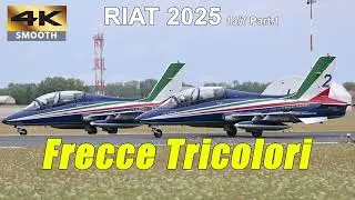 Elite Aerobatic Display:  Italian Air Force Frecce Tricolori | RIAT 19/07/2025 Part.1