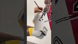 Painting The Greatest NBA players of all time! #shorts #art #painting #sports #basketball