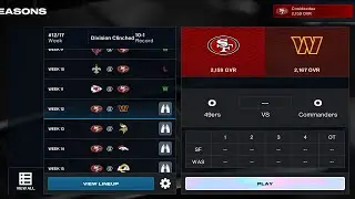 49ers vs. Washington Commanders| Preseason game #12