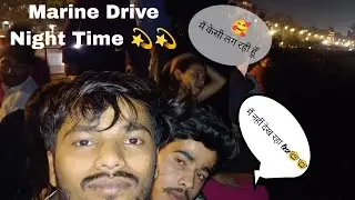 🤞Marine Drive Vloging Night Show #funny #vlogging 