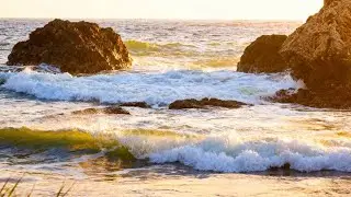 🌙 DARK NIGHT OCEAN WAVES &ndash; PEACEFUL SEA SOUNDS FOR REST
