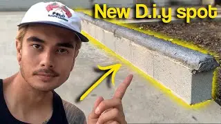A NEW D.I.Y SKATE SPOT
