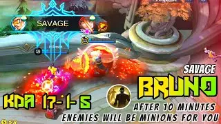 Bruno Savage | Bruno The Ultra Damage Marksman With Crit Damage And Attack Speed : Mobile Legends