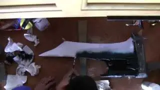 Riven Sword Prop Replica Timelapse Video