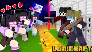 Celine LOVE CURSE vs Security House in Minecraft!