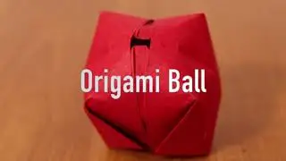 Origami ball - how to make paper ball - paper ball - easy ball DIY