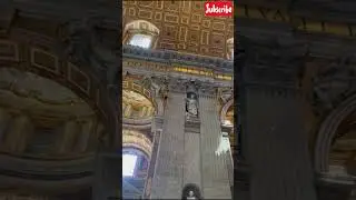 Basilica of Saint Peter in the Vatican. Fantastic architecture and design. #happylife