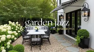 STREET CAFE JAZZ AMBIENCE | PEACEFUL OUTDOOR FEELS 🚶🎷 | RELAX