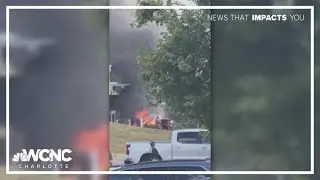 Car catches fire in Carowinds parking lot