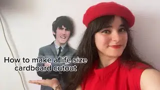 How to make a life size cardboard cutout step by step 💫full tutorial 💫