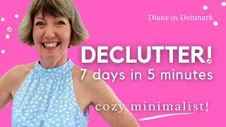 Declutter! Do you have 5 minutes? Summer minimalist Flylady motivation