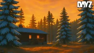 🔴 Day Three Finishing Our Cosy Winter Cabin Build - DayZ Live 1440p