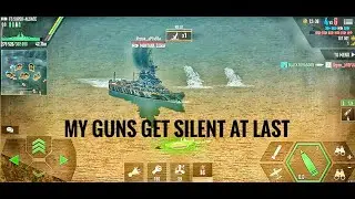 Battle of Warships - My guns get silent at last.