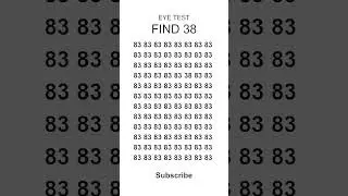 Eye Test! 98% Fail This Vision Test! Can You? 👁️ #shorts