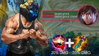 WHEN GUSION USER'S TARGET LOCKED GROCK_| GAMEPLAY MLBB