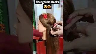 #maangtikkahacks#mangtika#mangtikahairstyle#makeuphacks#punjabiyan_di_dhee#gururandhawa#viral#hacks
