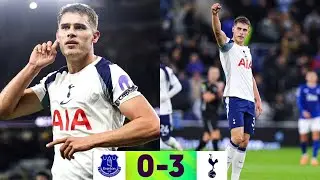 Everton vs Tottenham Hotspur 0-3 EPL highlights 2025 | Van de Ven goals