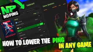 ➢How to Fix high pings in any games | Fix packet loss & Input delay | NoPing | Valorant, Fortnite |