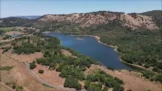 Wild Horse Valley, Napa, California, Lake Madigan & Lake Frey, Drone video