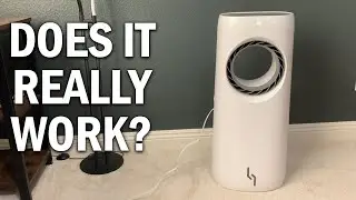 TRUSTECH Evaporative Air Cooler &ndash; Portable Bladeless Cooling & Humidifying Fan