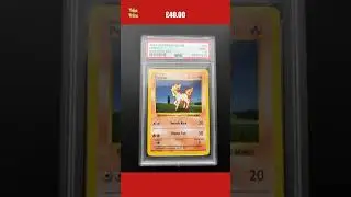 1999 Ponyta PSA 9 Shadowless #60/102 Base Set Edition Pokemon Game Mint Card 60