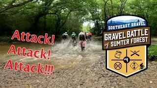 It came down to a sprint finish - Southeast Gravel Series: Sumter Forest