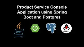 Spring Boot Console Application with Postgres Database and Spring Data JPA 10DaysChallenge #telusko