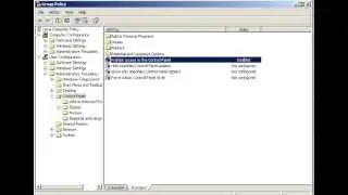 how to disable control panel in windows 7,vista,xp,2000 prof