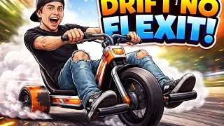 Dando drift no flex city at&eacute; bater o carro 😜😜